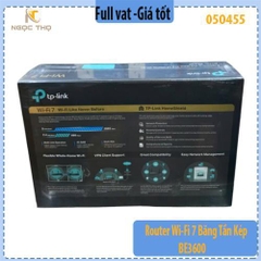 Bộ phát Wi-Fi 7 TP-Link Archer BE230 (BE3600) – Chuẩn BE3600 Dual-Band – 2.5Gbps – wifi 7 Chính Hãng, Full VAT