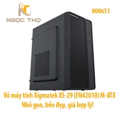 Vỏ Case Xigmatek XS-29 (XS29 EN42010) – Micro-ATX/ITX – Nhỏ gọn, bền đẹp – Chính hãng, Full VAT