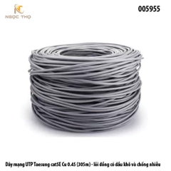 Dây mạng UTP Taesung cat5E Cu 0.45 - lõi đồng có dầu khô và chống nhiễu - full vat - không nguyên cuộn -giá tính theo m