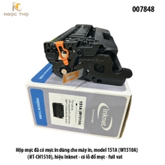 Hộp mực Inknet 151A (W1510A) (NT-CH1510) – Đã có mực – Có lỗ đổ mực – Dùng cho HP 4003/4103 – Full VAT