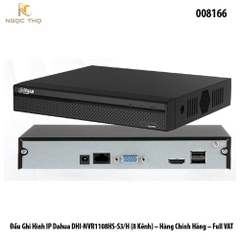 Đầu Ghi Hình IP Dahua DHI-NVR1108HS-S3/H / 1108HS - (8 Kênh) – Chính Hãng – Full VAT
