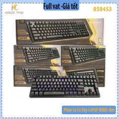 Bàn phím cơ có dây LAPOP WK85 – phím cơ 104 phím, Outemu Brown êm tay, keycap double‑shot, USB 2.0 - chính hãng