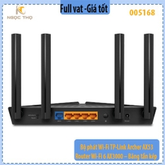 Bộ phát Wi-Fi TP-Link Archer AX53 – Router Wi-Fi 6 AX3000 – Băng tần kép – Gigabit MU-MIMO – EasyMesh – Chính hãng