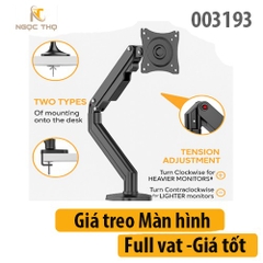Giá treo màn hình đơn Zeno M8-B | Giá treo màn hình Zeno M8-B chính hãng, full VAT | Khả năng xoay, nâng hạ linh hoạt