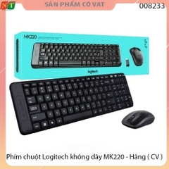 Phím chuột Logitech không dây MK220 - Hàng chính hãng - full vat