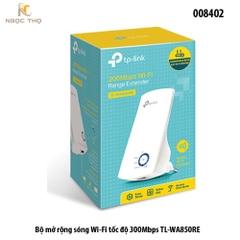 Bộ Mở Rộng Sóng Wi-Fi TP-Link TL-WA850RE – Tốc Độ 300Mbps – Cắm Tường Nhỏ Gọn – Chính Hãng – ( Kích sóng 850re )