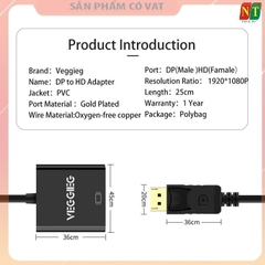 Cáp chuyển đổi HDMI sang VGA VZ612 VEGGIEG
