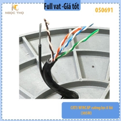 Dây Cáp Mạng WINCAP CAT5 Có Cường Lực - Ruột Đồng 99.9% – Ngoài Trời – Chính Hãng – Full VAT ( giá theo m)