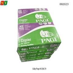 Giấy In Pagi A5 ĐL 70gsm – Trắng Sáng, Mịn Đẹp – In Rõ Nét – Chính Hiệu – Full VAT
