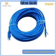 Dây cáp mạng Cat6 UGREEN 11205 dài 10m – Màu xanh dương – Chính hãng – Full VAT