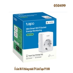 Ổ cắm Wi‑Fi thông minh TP‑Link Tapo P110M – Mini, giám sát năng lượng, tích hợp Matter - hàng chính hãng - full vat