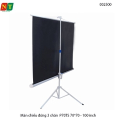 Màn chiếu 3 chân DALITE - P70TS 70×70 (100”) – 178×178cm – Matte White – Sơn tĩnh điện trắng – Chính hãng | Full VAT