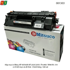 Hộp Mực In Mitsuco HP CE505A / CF280A / Canon CRG-319 (Mực 05A – 80A – Có lỗ đổ mực & đổ thải – Chính hiệu – Full VAT