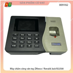 Máy chấm công vân tay ZKteco / Ronald Jack RJ2500 - full vat ( Hỗ trợ cài đặt qua untra )