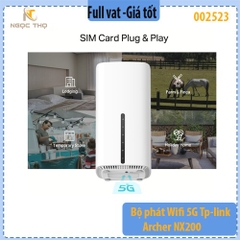 Bộ phát Wi-Fi 5G TP-Link Archer NX200 – Router 5G AX1800 Wi-Fi 6, Gigabit, Băng tần kép – Hàng chính hãng – Full VAT