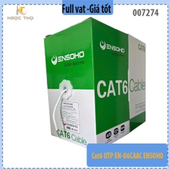 Dây mạng Cat6 UTP EN-U6CAAC ENSOHO – Chính hiệu, full VAT