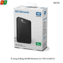 Ổ Cứng Di Động WD Elements 1TB 2.5" – USB 3.0 – Chính Hãng Western Digital – BH 2 Năm - full vat