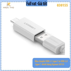 Đầu chuyển đổi USB Type-C to USB 3.0 OTG Ugreen 30155 – chính hãng – full VAT
