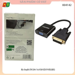 Dây DVI 24+1 sang VGA VEGGIEG VZ619 chính hãng , cáp chuyển DVI to VGA - full vat