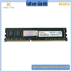 Bộ nhớ trông Ram PC Kingspec DDR3 8GB / Bus 1600 - Hàng chính hãng - full vat