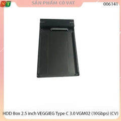 Hộp đựng ổ cứng Box 2.5 inch VEGGIEG Type C 3.0 VGM02 (10Gbps) - Full vat