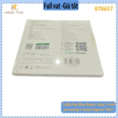 Caddy Bay 2.5 inch SATA 9.5mm Ugreen 70657 – Khay Đựng Ổ Cứng SSD / HDD – Chính Hãng – Full Vat