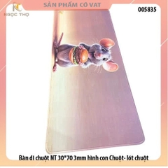 Bàn di chuột NT 30*70 3mm hình con chuột - lót chuột