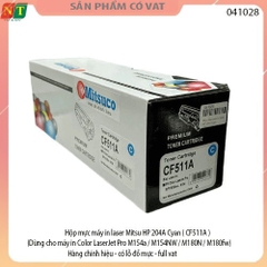 Hộp mực máy in laser Mitsu HP 204A Cyan ( CF511A ) (Dùng cho máy in Color LaserJet Pro M154a / M154NW / M180N / M180fw)
