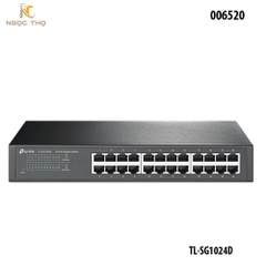 Chia mạng Switch TP-Link SG1024D – Bộ Chia Mạng Tplink 24 Cổng Gigabit 10/100/1000Mbps – Vỏ Kim Loại – Chính Hãng