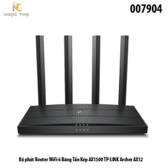 Bộ phát Wi-Fi 6 AX1500 TP-Link Archer AX12 – 1WAN + 4LAN Gigabit – Chính hãng | Full VAT