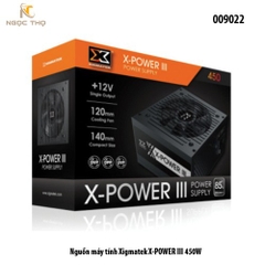 Nguồn máy tính Xigmatek X-POWER III 450W – Hàng chính hãng – Full VAT