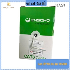 Dây mạng Cat6 UTP EN-U6CAAC ENSOHO – Chính hiệu, full VAT