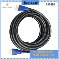 Dây HDMI MVTV M-H51 2K Dài 5M – Chính Hiệu, Giá Tốt, Hỗ Trợ Độ Phân Giải 2K