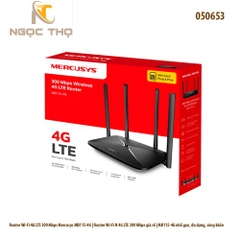 Router Wi-Fi 4G Mercusys MB115-4G – N 300Mbps (2.4GHz), 4 antenna, 3 LAN – Chính hãng – Full VAT – BH 24T