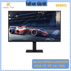 Màn hình Samsung LS22D300GAEXXV 22 inch – IPS – FHD 100Hz – 5ms – phẳng – chính hãng – full VAT