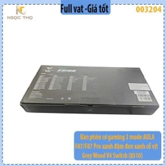 Bàn phím cơ AULA F87 / F87 Pro (8510) – 3 Mode (Type-C / 2.4G / Bluetooth) – Keycap PBT Double-Shot – LED RGB - full vat