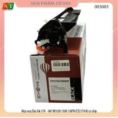 Hộp mực Eko Ink 17A - 047 M102A 130A 130FN (CF217A-K) có chíp hàng chính hiệu - full vat