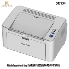 Máy in laser đen trắng Pantum P2200W (A4/A5/A6) – Wi‑Fi + USB, 20 trang/phút – Chính hãng - full vat