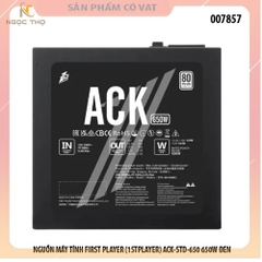 NGUỒN MÁY TÍNH FIRST PLAYER (1STPLAYER) ACK-STD-650 650W ĐEN