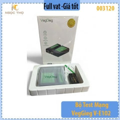 Bộ Test Mạng VegGieg V-E102 - VE102 - Màn Hình LCD 2.8 inch – Hỗ Trợ Cat5e / Cat6 – Hàng Chính Hãng – Full VAT