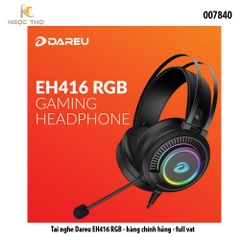 Tai Nghe Gaming DareU EH416 RGB – Giả Lập 7.1 – USB – Hàng Chính Hãng – Full VAT