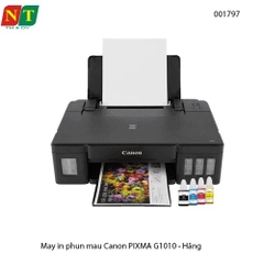 Máy in phun màu Canon PIXMA G1010 – kèm mực GI-790 chính hãng – khổ A4 – đơn năng – full VAT