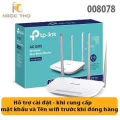 Bộ Phát WiFi TP-Link Archer C50 – Router WiFi Chuẩn AC1200 Dual Band – 4 Ăng-ten Ngoài – Sóng Mạnh - hàng chính hãng.