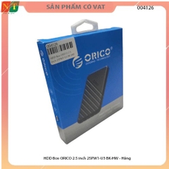 HDD Box ORICO 2.5 inch 25PW1-U3 BK-HW - Hộp Đựng Ổ Cứng ORICO 2.5 inch 25PW1-U3-BK Chính hãng - Full vat