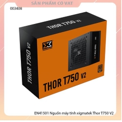 Nguồn máy tính xigmatek Thor T750 V2 750w - XIGMATEK THOR T750 v2 750W (EN41501) - 80PLUS BRONZE, 100% CÁP DẸT ĐEN