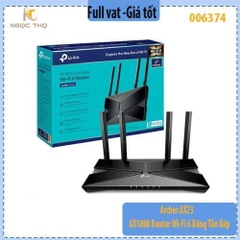 Bộ phát WIFI 6 TP-LINK Archer AX23 – AX1800 Router Wi-Fi 6 Băng Tần Kép - chính hãng - full vat