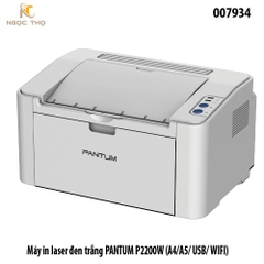 Máy in laser đen trắng Pantum P2200W (A4/A5/A6) – Wi‑Fi + USB, 20 trang/phút – Chính hãng - full vat