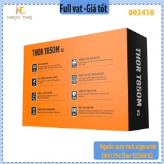 Nguồn Máy Tính Xigmatek THOR T850M v2 (EN41754) – 850W - 80 Plus Bronze • Full Modular • Hàng chính hãng – Full VAT
