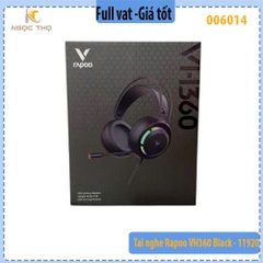Tai nghe Gaming Rapoo VH360 7.1 RGB – Black (11920) – Cổng USB – Hàng chính hãng – Full VAT