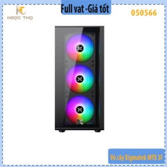 Vỏ Case Xigmatek MYX 3F – Micro-ATX/ITX – 2 mặt kính cường lực – 3 Fan ARGB sẵn – Chính hãng, Full VAT